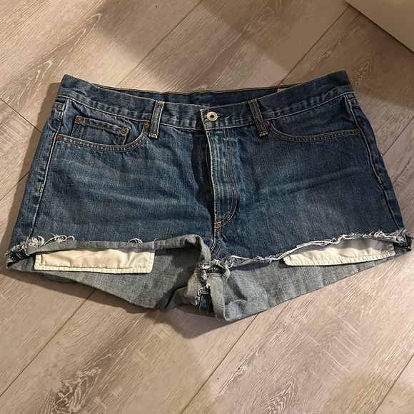 Rag and Bone denim cut off shorts - Picture 1 of 3